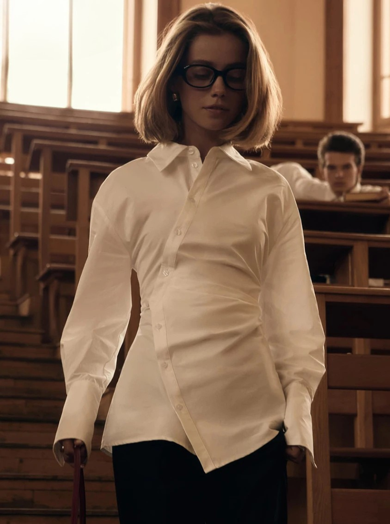 Lydia™ | Sculpted Cotton Shirt