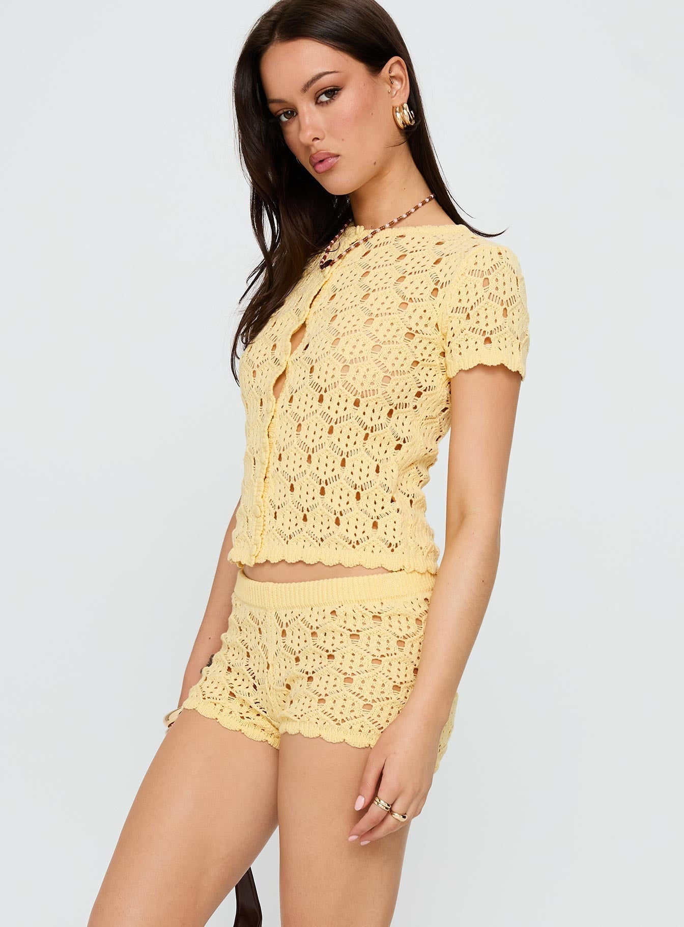 Allegra™ | Ivory Crochet Co-ord Set