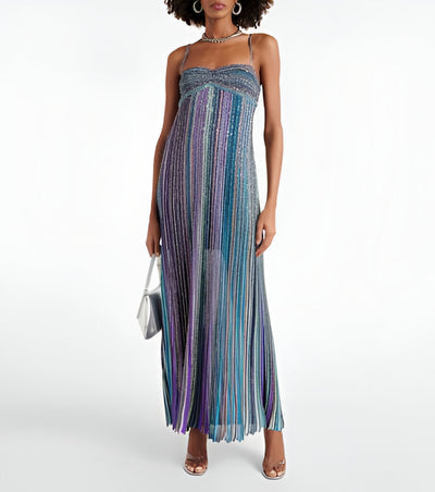 Freya™ | Striped Sequin Maxi