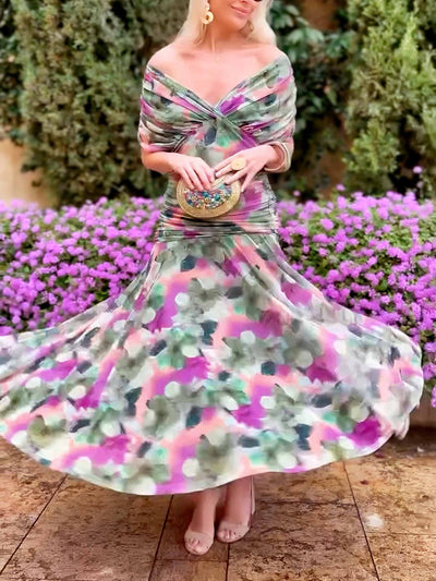 Chloe™ | Romantic Off-Shoulder Gown