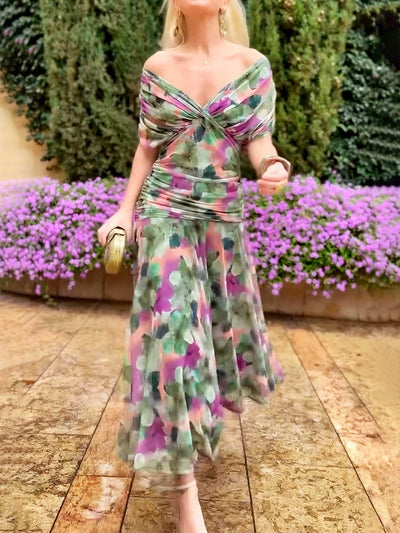 Chloe™ | Romantic Off-Shoulder Gown