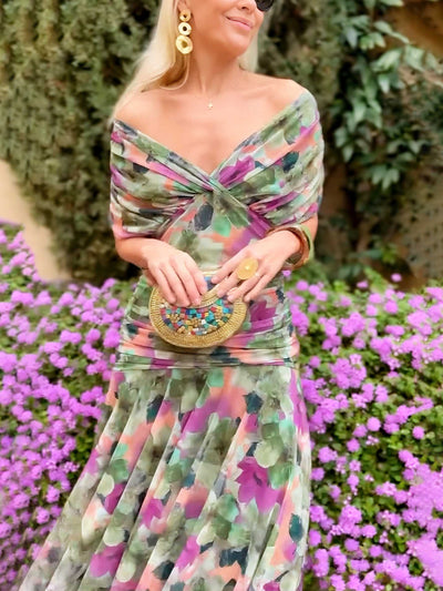 Chloe™ | Romantic Off-Shoulder Gown