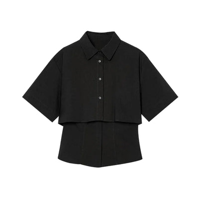 Nyah™ | Two-Tone Lapel Shirt