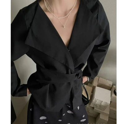Celeste™ | Draped Belted Blouse