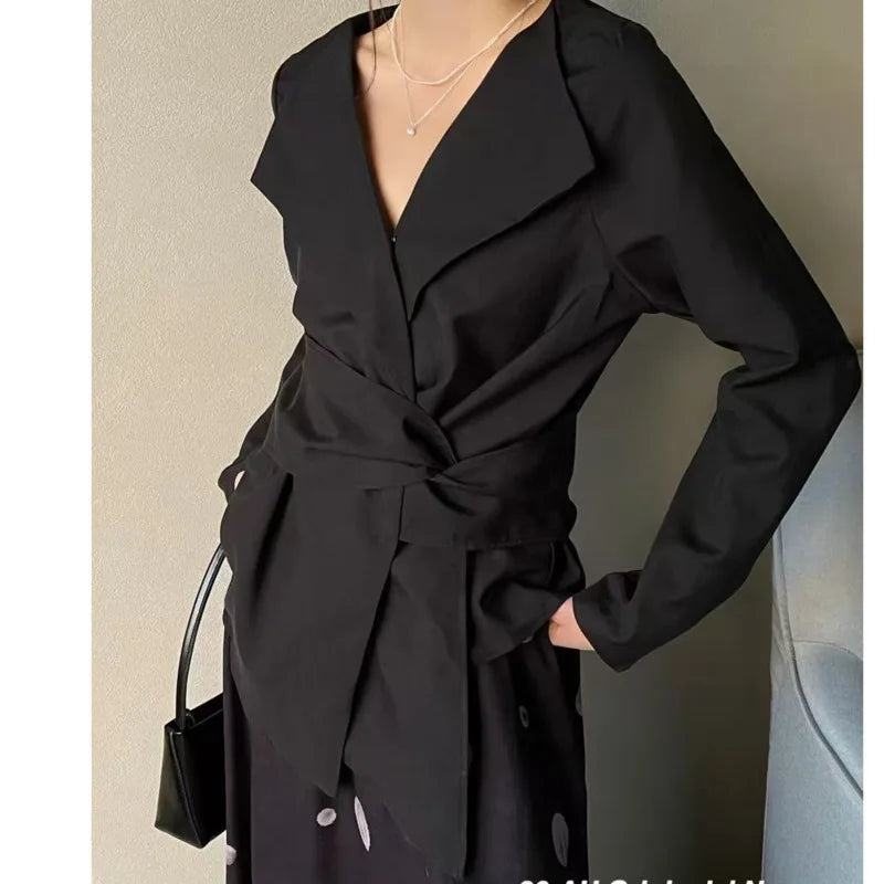 Celeste™ | Draped Belted Blouse