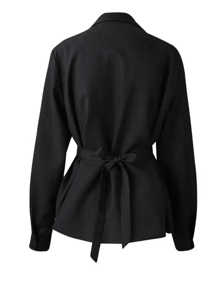 Renée™ | Structured Beige Blouse