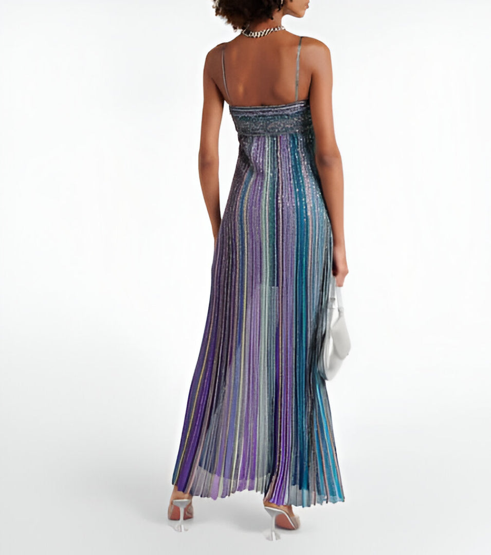 Freya™ | Striped Sequin Maxi
