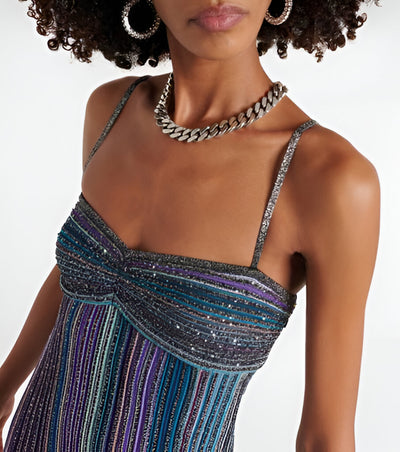 Freya™ | Striped Sequin Maxi
