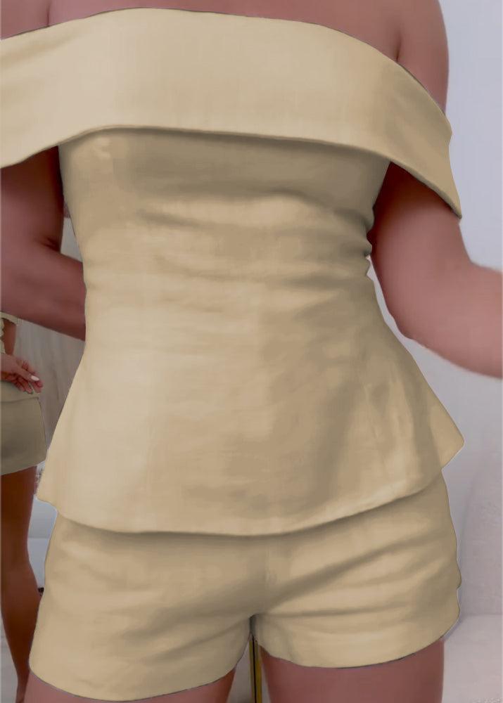 Talia™ | Off-Shoulder Linen Set