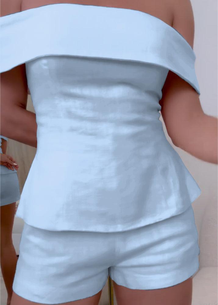 Talia™ | Off-Shoulder Linen Set